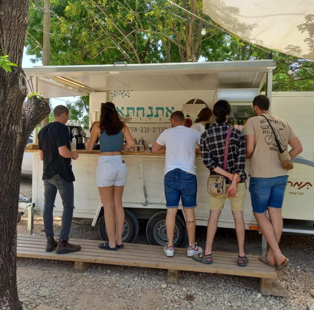 עגלת קפה אתנחתא טבעון ראשי