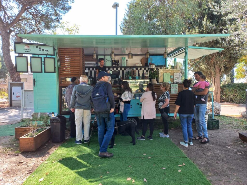 עגלת קפה סיפתח סן סימון ירושלים ראשי